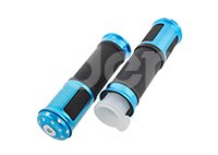 PU&Ntilde;OS MOTOCICLETA ALUMINIO MSD-285 AZUL JUEGO (2 P