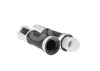 PUÑOS MOTOCICLETA ALUMINIO MSD-285 PLATA JUEGO (2 PIEZAS) ENPUN-1107-0011 QUMO