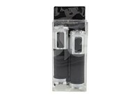 PUÑOS MOTOCICLETA ALUMINIO MSD-285 PLATA JUEGO (2 PIEZAS) ENPUN-1107-0011 QUMO