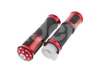 PU&Ntilde;OS MOTOCICLETA ALUMINIO MSD-285 ROJO JUEGO (2 P