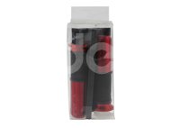 PUÑOS MOTOCICLETA ALUMINIO ROJO JUEGO (2 PIEZAS) ENPUN-1107-0024R QUMO
