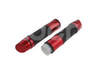 PU&Ntilde;OS MOTOCICLETA ALUMINIO ROJO JUEGO (2 PIEZAS) E