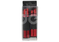PUÑOS MOTOCICLETA ALUMINIO ROJO JUEGO (2 PIEZAS) ENPUN-1107-0025R, PUN-1107-0025R QUMO