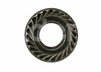 TUERCA MOTOCICLETA HEXAGONAL FLANGE CERRADA ZINCADA M8 PIEZA ENTUE-6801-0005 QUMO