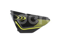CUBIERTA MOTOCICLETA LATERAL IZQUIERDA NEGRO/AMARILLO ITALIKA FT150S ENCUB-4206-0002I QUMO