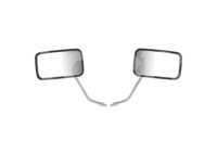 ESPEJOS MOTOCICLETA CHOPER CROMADO CUADRADO M10 (JUEGO) ENESP-4213-0008 QUMO