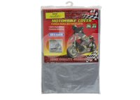 FUNDA PARA MOTOCICLETA (L) MEDIDAS: 130x230CM GRIS PORTATIL FM-L QUMO