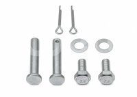 POSAPIE MOTOCICLETA ALUMINIO DECORATIVO PLATA TRASERO (JUEGO) ENPOS-1616-0811P QUMO