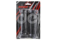 PUÑOS MOTOCICLETA GOMA SUAVE NEGRO (JUEGO) ENPUN-1107-0033N QUMO