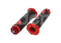 PUÑOS MOTOCICLETA GOMA SUAVE ROJO (JUEGO) ENPUN-1107-0033R QUMO