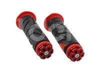 PUÑOS MOTOCICLETA GOMA SUAVE ROJO (JUEGO) ENPUN-1107-0033R QUMO
