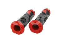 PUÑOS MOTOCICLETA GOMA SUAVE ROJO (JUEGO) ENPUN-1107-0033R QUMO