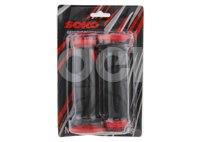 PUÑOS MOTOCICLETA GOMA SUAVE ROJO (JUEGO) ENPUN-1107-0033R QUMO
