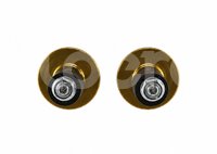 CONTRAPESO PARA PUÑO MOTOCICLETA ALUMINIO DORADO IR0708 (JUEGO) PUN-1107-0708D QUMO