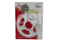 KIT ENGRANE MOTOCICLETA ACERO #1045 428-42TERMINALES/14TERMINALES ITALIKA AT110 ENENG-1505-0103 QUMO