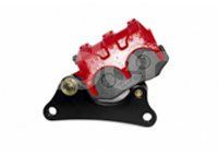 CALIPER MOTOCICLETA COMPLETO ITALIKA DT200SP 2017-2020, DT250SP 2020, FIERA 2018-2019, FT180 2013-2018, FT200 2014-2015, FT200 AMARILLA CLP-1303-0021 QUMO
