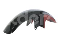 SALPICADERA DELANTERA NEGRO/ROJO FT125 SPORT ENSAL-4101-0005C IMPORTACION