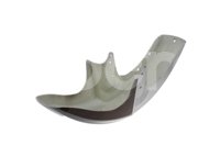 SALPICADERA MOTOCICLETA DELANTERA ITALIKA FT125 CLASICA GRIS/CAFE SAL-4101-0005B QUMO