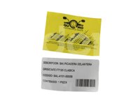 SALPICADERA MOTOCICLETA DELANTERA ITALIKA FT125 CLASICA GRIS/CAFE SAL-4101-0005B QUMO