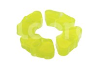 JUEGO GOMAS MOTOCICLETA CATARINA AMARILLO TRANSPARENTE CHOPER ZH150, YAMAHA ENGOM-2212-5003 QUMO
