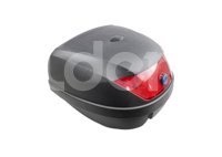 CAJA PORTAEQUIPAJE MOTO C/REFLEJANTE 28L EN-CAL018 QUMO