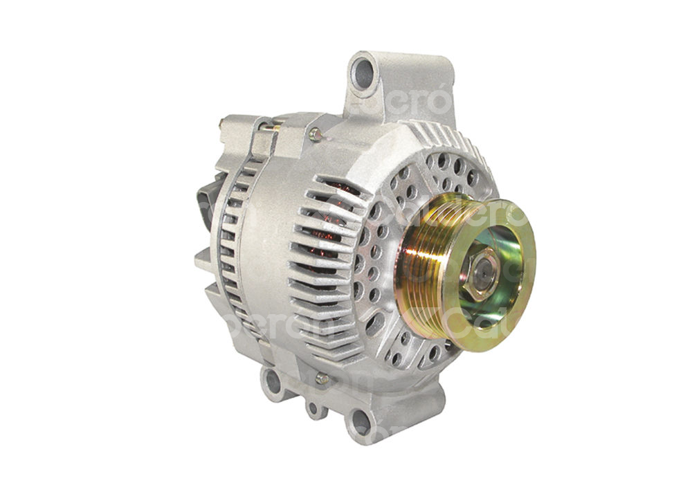 ALTERNADOR SISTEMA FORD 3G 95A BRONCO, VAN, PICK-UP, EXPLORER 1991-2001. 12V, 95A, ROTACION: CW, TIPO DE POLEA:  SERPENTIN, RANURAS DE LA POLEA: 6, REGULADOR: IR, POSICION DEL REGULADOR: 03:00, VENTILADOR: IF; FORD: F07F-10300-AA, F07U-10300-AA, MAZDA: 1F20-18-300, WAI: 7750N, LESTER: 7750, REMY: 14488 M0065