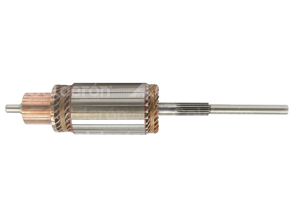 ARMADURA SISTEMA DELCO 40MT SERIES DD / CASE, CATERPILLAR, CUMMINS, KENWORTH, DINA. ROTACION: CW, VOLTS: 24V, ASTRIAS: 19, LARGO:  467.1mm, WAI: 61-121,  DELCO: 1945500, 1948508, CATERPILLAR: 4M1868 KONIGMANN