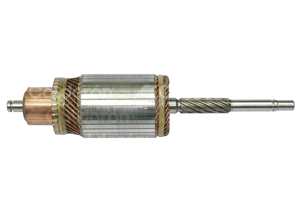 ARMADURA SISTEMA BOSCH PERKINS IZQUIERDA, DERECHA. ROTACION: CW, VOLTS: 12V, ASTRIAS: 10, LARGO:  334mm, WAI: 61-9110, BOSCH: 6004BB0000  (112) IMPORTACION