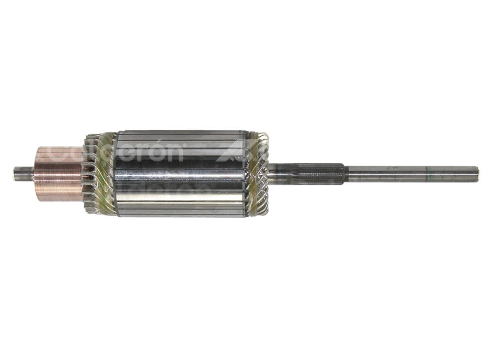 ARMADURA SISTEMA DELCO 42MT SERIES DD/CASE, CUMMINS, INTERNATIONAL, FORD. ROTACION: CW, VOLTS: 12V, ASTRIAS: 19, LARGO: 451mm, WAI: 61-122, DELCO: 1987989P DELCO REMY