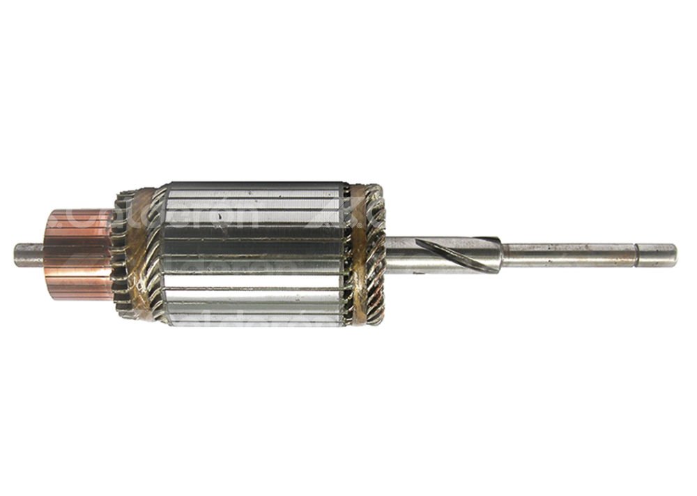 ARMADURA SISTEMA DELCO 37MT SERIES DD / CASE, CATERPILLAR, CUMMINS, NAVISTAR. ROTACION: CW, VOLTS: 24V, ASTRIAS: 3, LARGO:  390.5mm, WAI: 61-119,  DELCO: 1988322 KONIGMANN