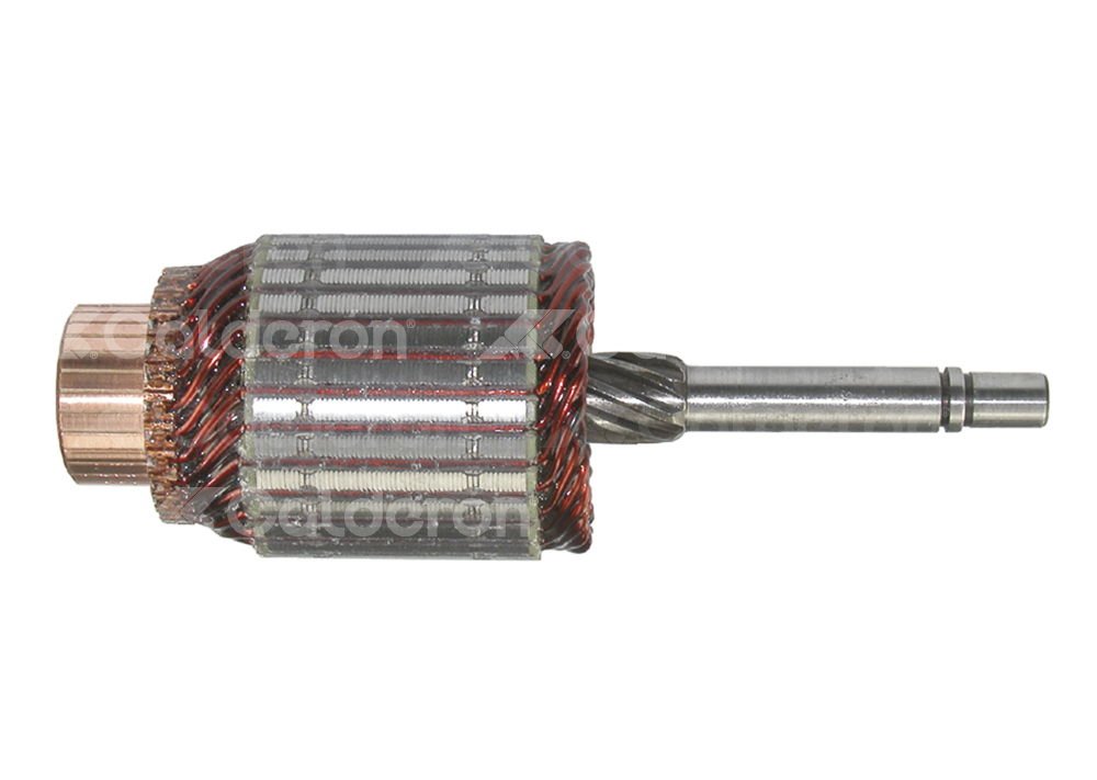 ARMADURA SISTEMA MANDO CHRYSLER ATOS. ROTACION: CW, VOLTS: 12V, LARGO:  175mm, HYUNDAI: 36150-02500 KONIGMANN