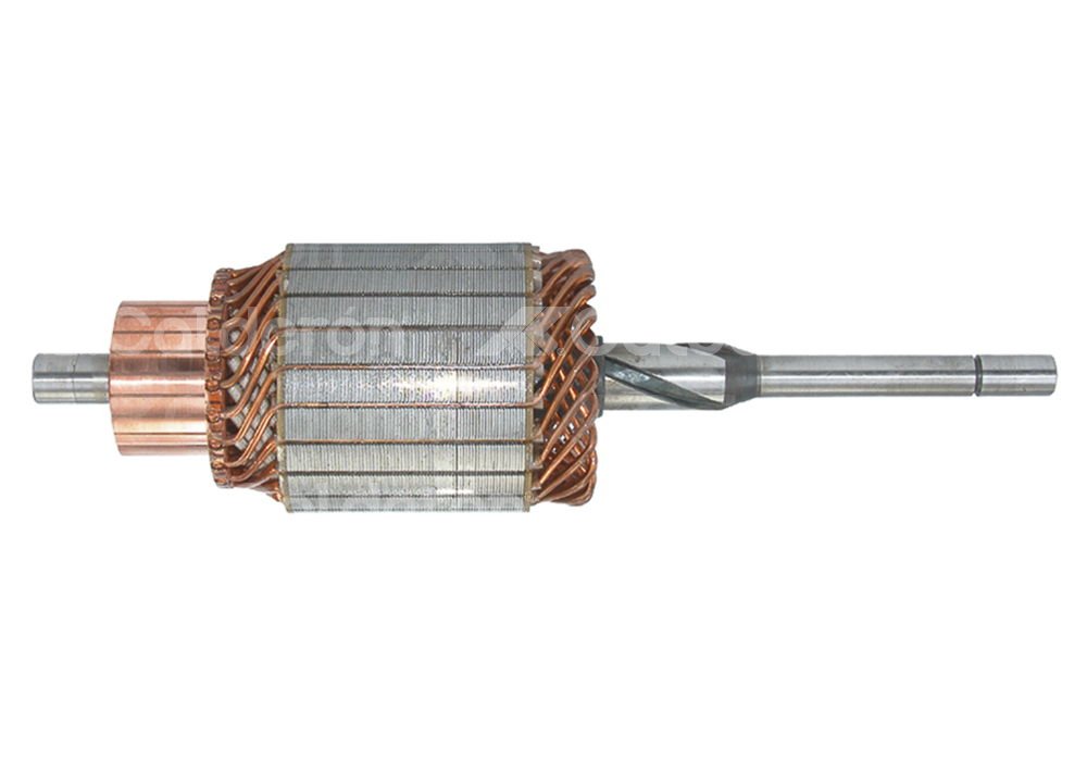 ARMADURA SISTEMA DELCO 10MT, SD300 SERIES DD / GORDA DE BARRA (ALTO ESFUERZO DE TORSIoN) CHEVROLET MALIBU, BLAZER, SUBURBAN V8, CUTLASS V8. ROTACION: CW, VOLTS: 12V, ASTRIAS: 3, LARGO:  282mm, WAI: 61-107,  DELCO: 10470773 KONIGMANN