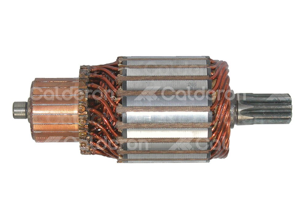 ARMADURA SISTEMA DENSO 1.4kW OSGR / CHRYSLER DURANGO, RAM, STRATUS, VOYAGER; CHEVROLET SILVERADO, SUBURBAN; HONDA ACCORD LARGA 88->. ROTACION: CW, VOLTS: 12V, ASTRIAS: 9, LARGO:  129mm, WAI: 61-8211 KONIGMANN