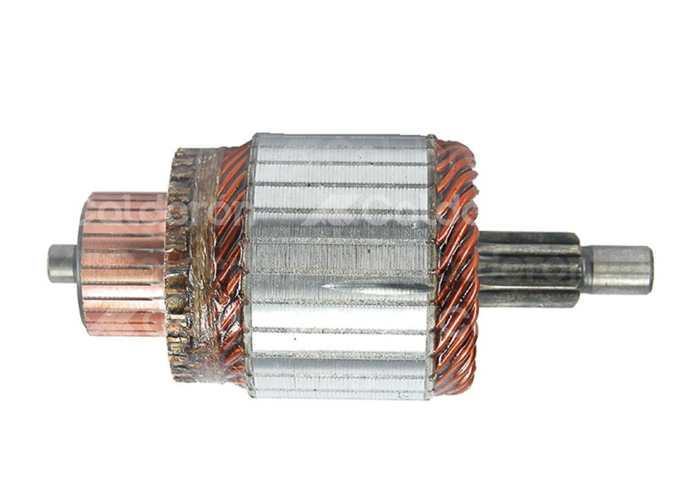 ARMADURA SISTEMA MITSUBISHI 1.0, 1.2, 1.4KW PMGR / CHRYSLER, FORD, NISSAN, MAZDA
/ NISSAN / MAZDA. ROTACION: CW, VOLTS: 12V, ASTRIAS: 11, LARGO:  121.4mm, WAI: 61-8316, MITSUBISHI: MD611204, MD618451, NISSAN: 23310-42L70, 23310-65Y10 KONIGMANN