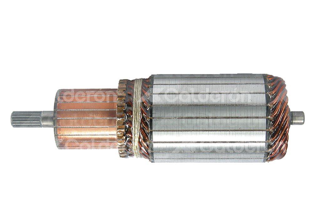 ARMADURA SISTEMA DENSO 2.0KW OSGR / CHEVROLET, LUV, TOYOTA CAMRY, COROLLA; DODGE VIPER. ROTACION: CW, VOLTS: 12V, ASTRIAS: 19, LARGO:  167.5mm, WAI: 61-8207, DENSO: 0282002140, 0282007430, TOYOTA: 28160-54070, 28160-54071 KONIGMANN