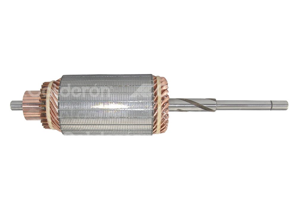 ARMADURA SISTEMA DELCO 35MT SERIES INTERNAL ROTABLE DD / CASE, INTERNATIONAL, PERKINS. ROTACION: CW, VOLTS: 12V, ASTRIAS: 3, LARGO:  393.8mm, WAI: 61-115,  DELCO: 1946391, 1948999, CATERPILLAR: 665389 KONIGMANN