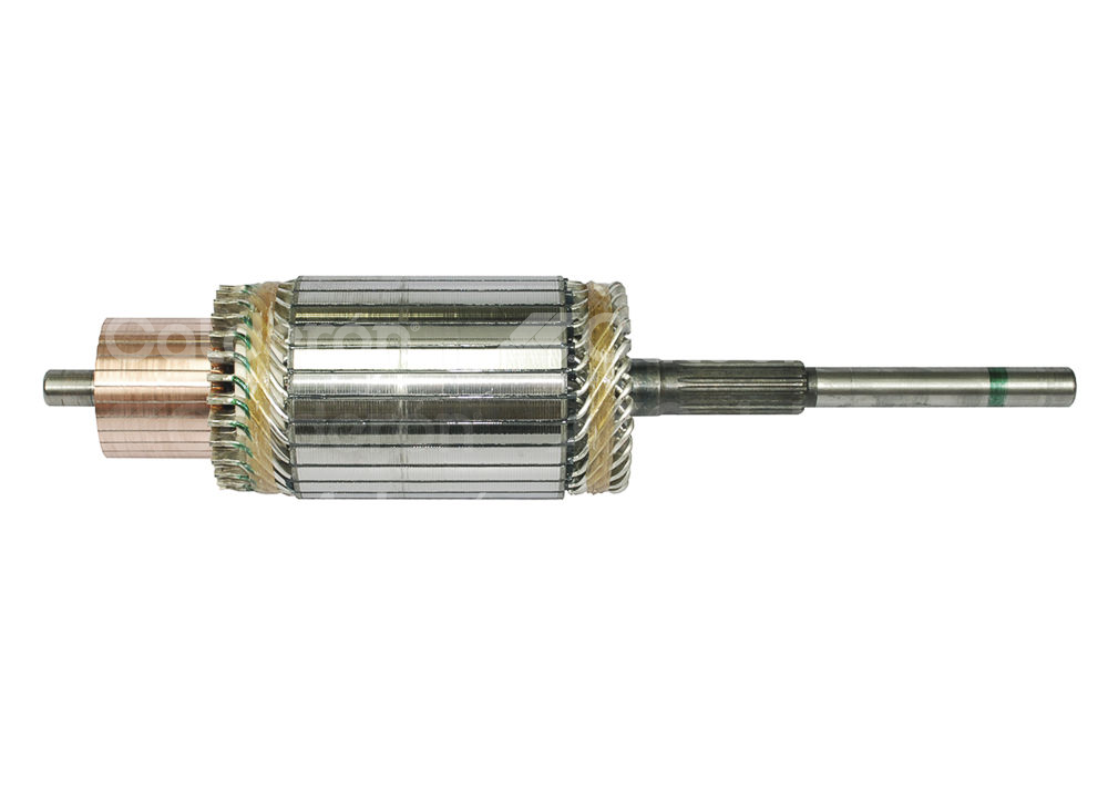 ARMADURA SISTEMA DELCO 41MT SERIES DD / CATERPILLAR, CUMMINS, JOHN DEERE. ROTACION: CW, VOLTS: 12V, ASTRIAS: 19, LARGO:  391.3mm, WAI: 61-143,  DELCO: 10473852P M0026