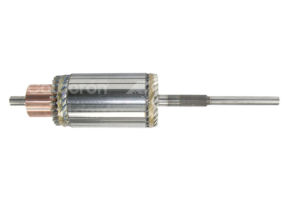 ARMADURA SISTEMA DELCO 50MT SERIES DD/H771 CARTEPILLAR (FLECHA CORTA). ROTACION: CW, VOLTS: 24V, ASTRIAS: 19, LARGO: 483mm, WAI: 61-124, DELCO: 1945840P M0026