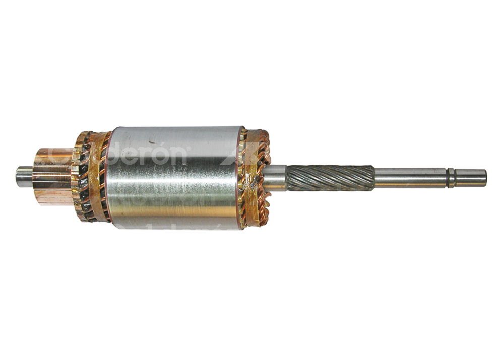 ARMADURA SISTEMA BOSCH MERCEDES BENZ OM366, OM352  . ROTACION: CW, VOLTS: 24V, ASTRIAS: 10, LARGO:  330mm, BOSCH: 9001083498 KONIGMANN