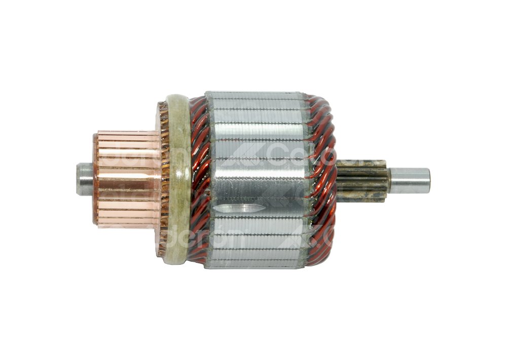 ARMADURA SISTEMA MITSUBISHI 1.0, 1.2kW PMGR NISSAN SENTRA 1.6L, URVAN . ROTACION: CW, VOLTS: 12V, ASTRIAS: 9, LARGO:  107mm, WAI: 61-8317, MITSUBISHI: M106X57617, M106X57671 KONIGMANN