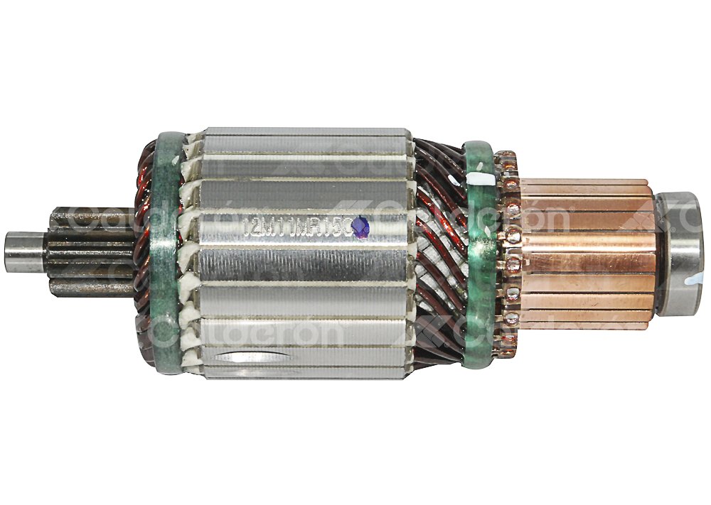 ARMADURA SISTEMA DELCO 29MT SERIES PLGR / MERCEDES BENZ. ROTACION: CW, VOLTS: 24V, ASTRIAS: 12, LARGO: 161.7mm, WAI: 61-162, DELCO: 10515834P DELCO REMY