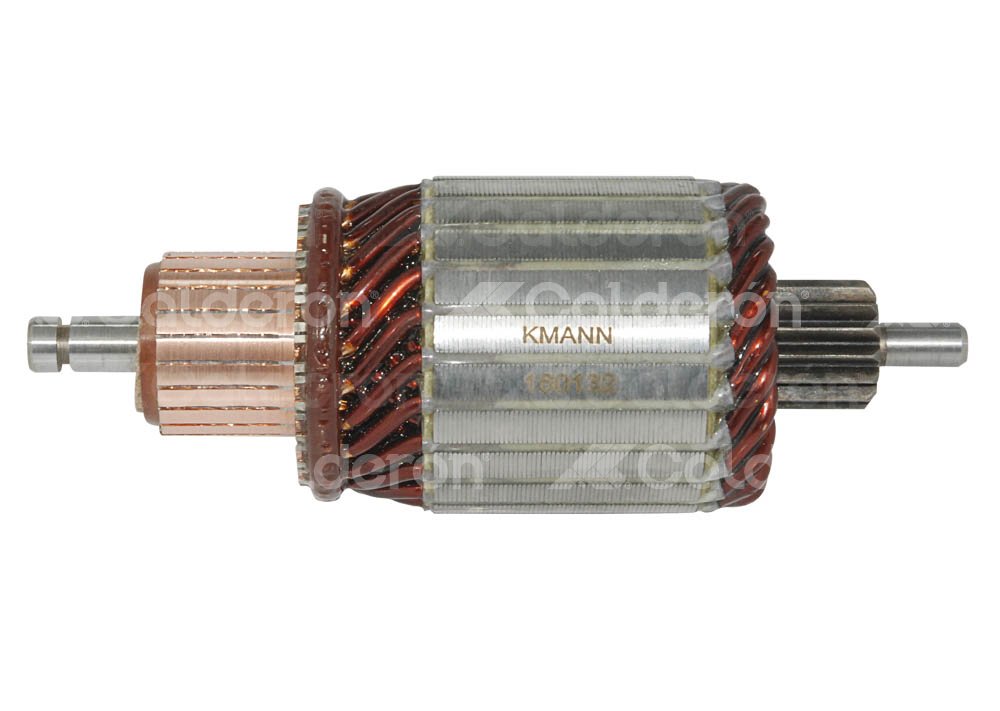 ARMADURA SISTEMA BOSCH CHRYSLER, DODGE, CHEVROLET . ROTACION: CW, VOLTS: 12V, ASTRIAS: 18, LARGO:  163.2mm, WAI: 61-9127, BOSCH: 1004011030 KONIGMANN