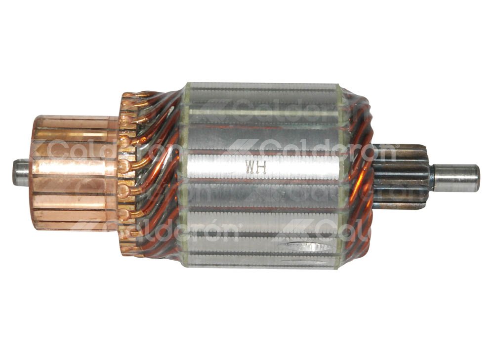 ARMADURA SISTEMA DENSO 2.0kW PLGR / CHEVROLET, CHRYSLER, HONDA, SUZUKI, TOYOTA 1989-2005. ROTACION: CW, VOLTS: 12V, ASTRIAS: 11, LARGO:  111mm, WAI: 61-8218, DENSO: 282005991, TOYOTA: 28160-70050 KONIGMANN
