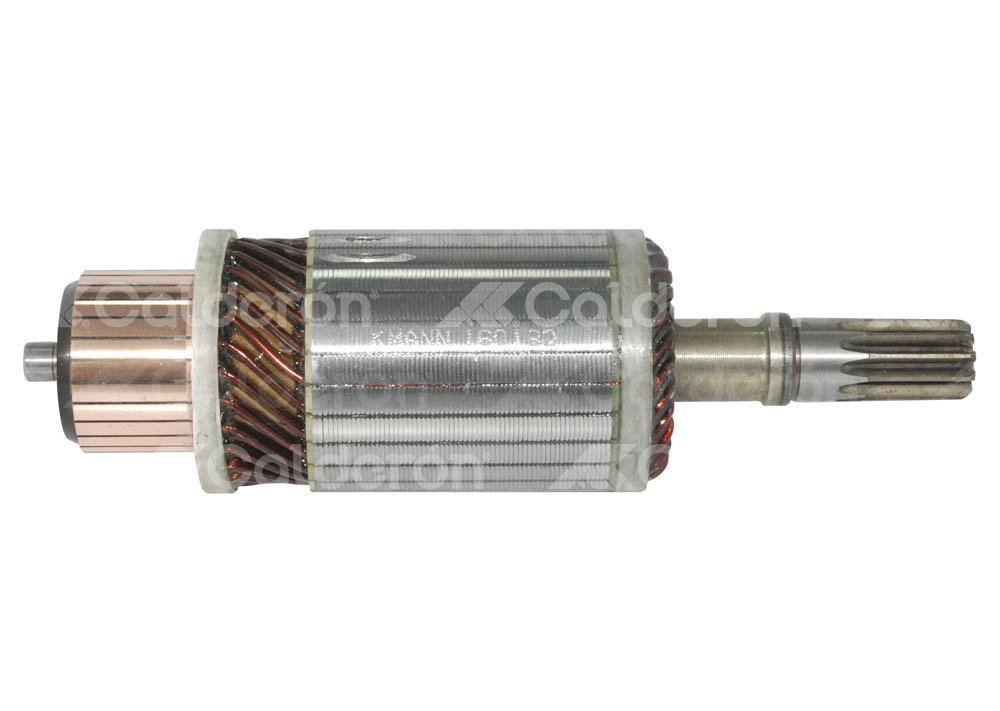 ARMADURA SISTEMA HITACHI 2.0kW OSGR / THERMOKING ISUZU. ROTACION: CW, VOLTS: 12V, ASTRIAS: 11, LARGO:  188mm, WAI: 61-8106, HITACHI: 213021003, 213051002, NISSAN: 23310-10G00, 23310-S0100 KONIGMANN