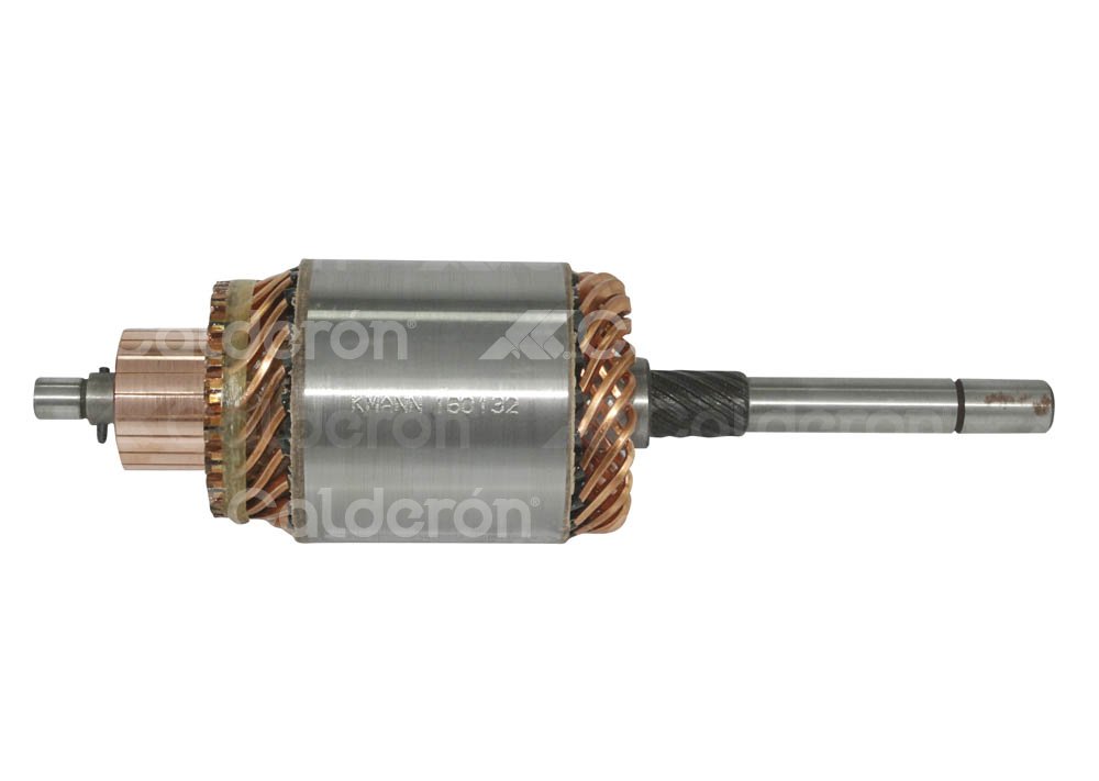 ARMADURA SISTEMA LUCAS M127 SEREIES DD / PERKINS (GORDA). ROTACION: CW, VOLTS: 12V, ASTRIAS: 12, LARGO:  303mm, WAI: 61-9205, LUCAS: TJB114, LUCAS: 54268382, 54282376 KONIGMANN