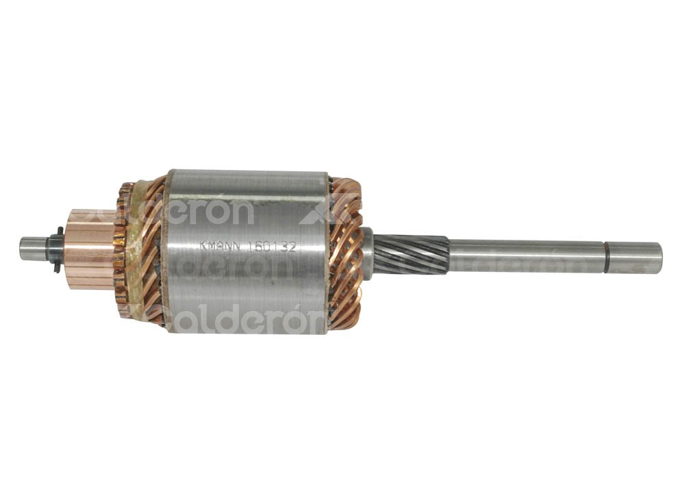 ARMADURA SISTEMA LUCAS M50 SERIES DD / IHC. ROTACION: CW, VOLTS: 12V, ASTRIAS: 12, LARGO:  330mm, WAI: 61-9204, LUCAS: TJB104 KONIGMANN
