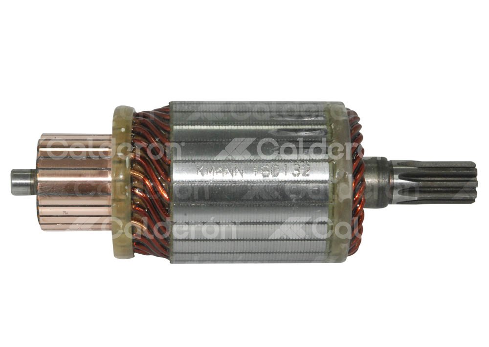 ARMADURA SISTEMA MITSUBISHI 2.0kW, 2.2kW, 2.7kW OSGR / CHRYSLER, MAZDA, 1995-2000. ROTACION: CW, VOLTS: 12V, ASTRIAS: 9, LARGO:  152mm, WAI: 61-8303, MITSUBISHI: M106X02271, M106X29871, MITSUBISHI: MD607636, MD618369 KONIGMANN