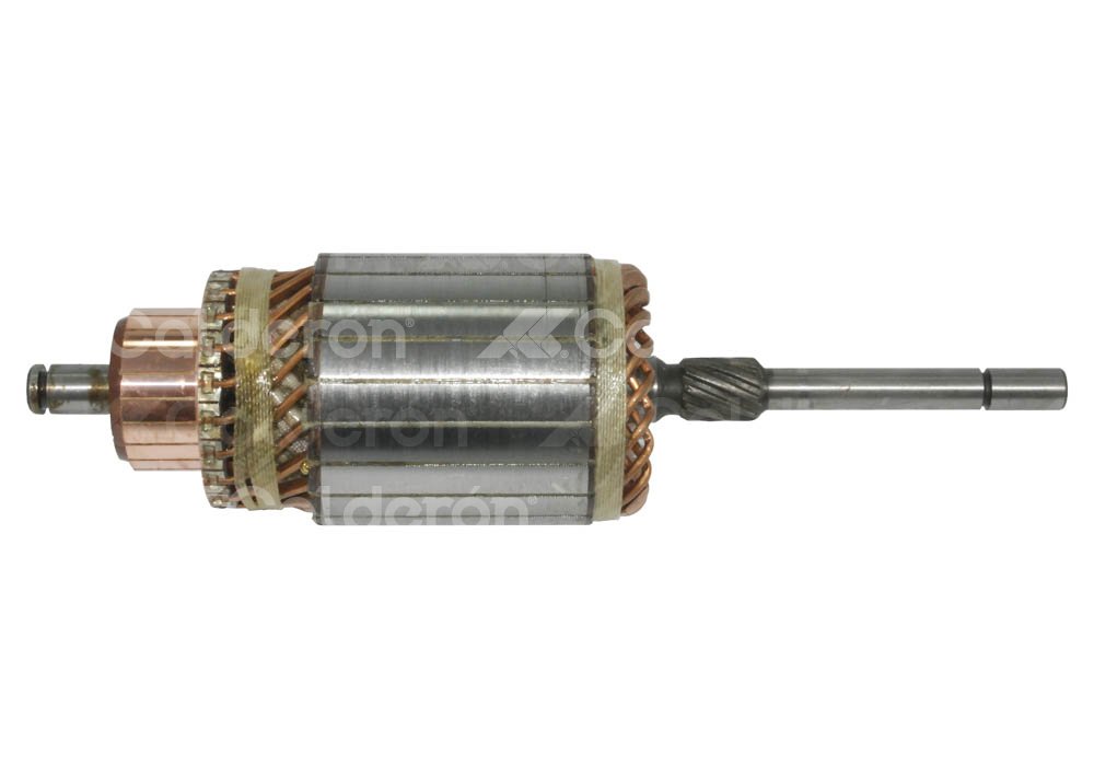 ARMADURA SISTEMA BOSCH MERCEDES BENZ, VOLVO DIESEL 3.0L  . ROTACION: CW, VOLTS: 12V, ASTRIAS: 10, LARGO:  286mm, WAI: 61-9105, BOSCH: 0001362605, 2004004075 KONIGMANN