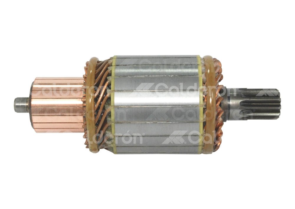 ARMADURA SISTEMA MITSUBISHI RETROEXCAVADORA. ROTACION: CW, VOLTS: 24V, ASTRIAS: 11, LARGO:  202mm, WAI: 61-8315 KONIGMANN