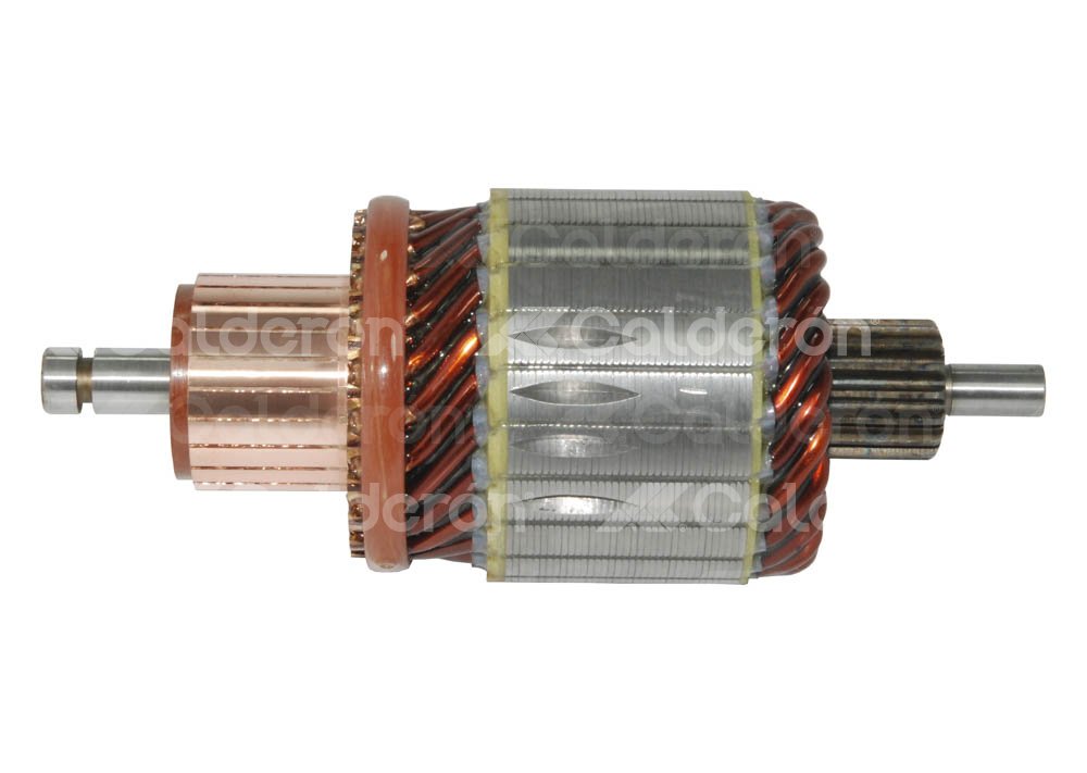 ARMADURA SISTEMA BOSCH VOLKSWAGEN JETTA A3, A4, EUROVAN . ROTACION: CW, VOLTS: 12V, ASTRIAS: 16, LARGO:  148mm, WAI: 61-9143, BOSCH: 1004011074, 1004011087, CARGO: 137284 KONIGMANN